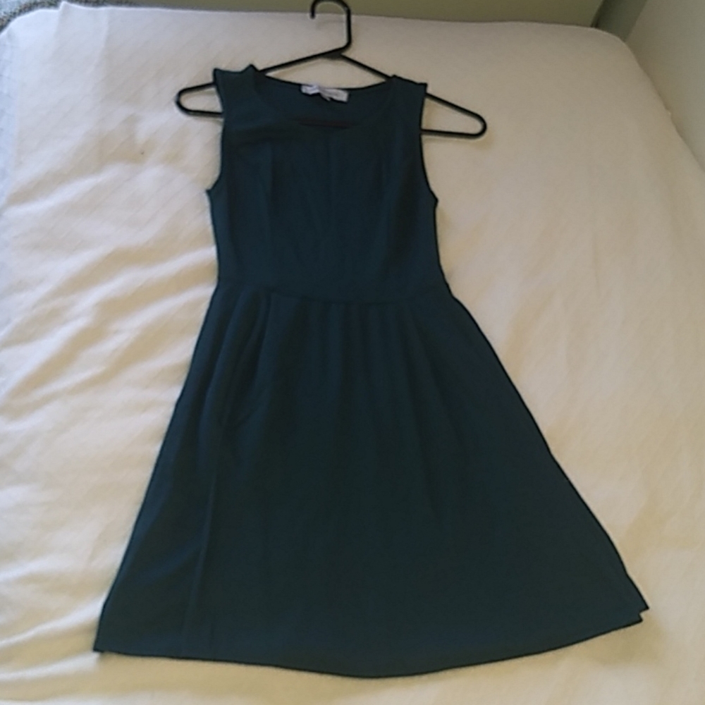 Gorgeous green fit and flare dress